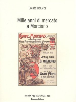 cover image of Mille anni di mercato a Morciano